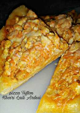 Carrot chicken pizza