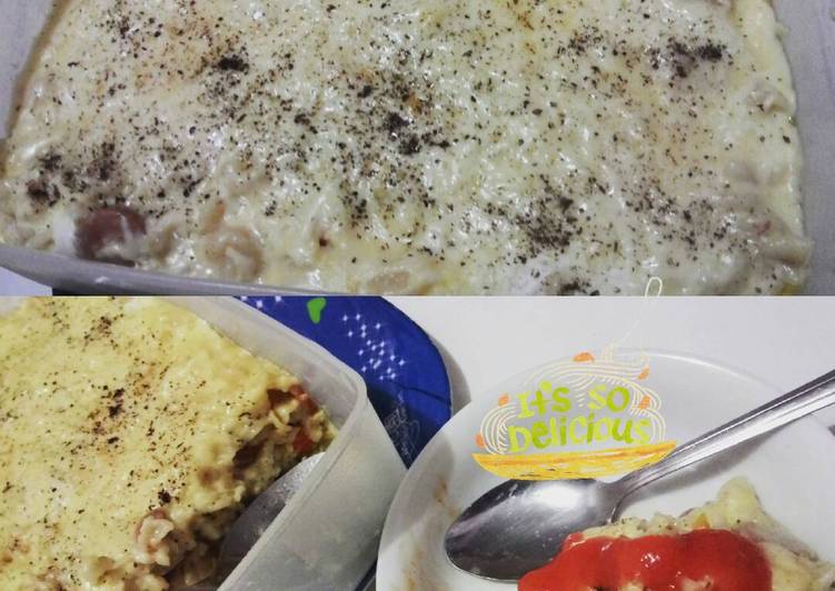 gambar untuk resep Macaroni Schotel Kukus Trial 1