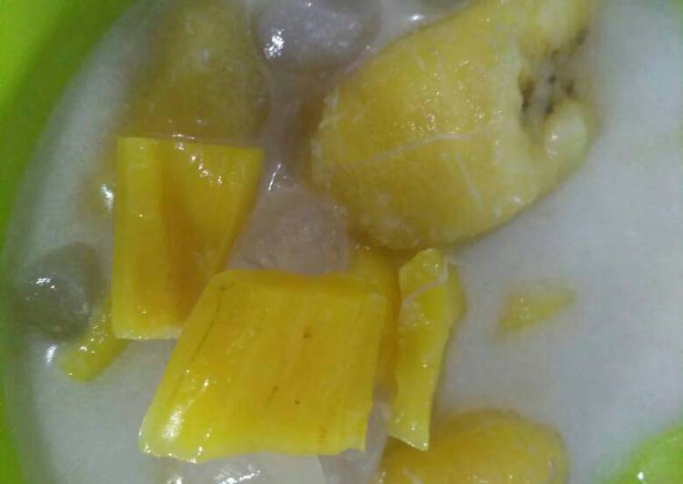 resep makanan Kolak Pisang Kepok Nangka dan Kolang Kaling