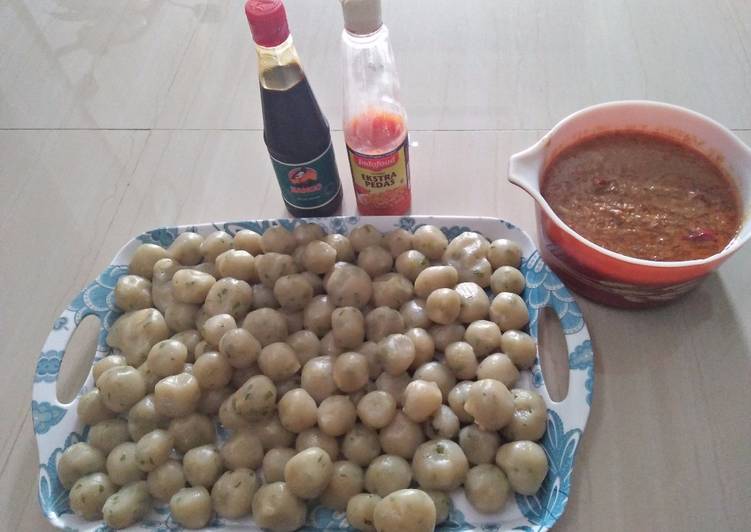 gambar untuk cara membuat Cilok Endes Bumbu Kacang