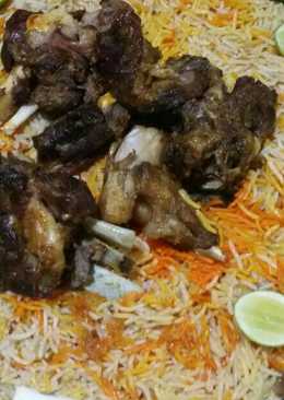 Nasi mandi (Ø±Ø² Ù…Ù†Ø¯ÙŠ Ø¨Ø§Ù„Ø¨Ø³Ù…ØªÙŠ)