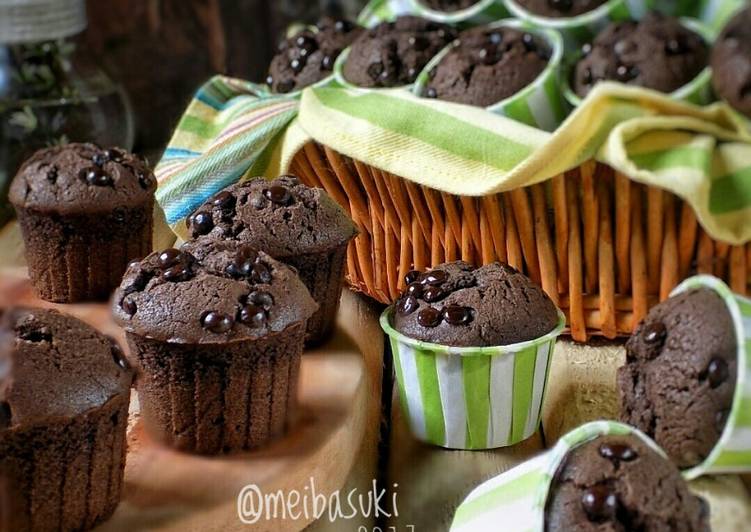 gambar untuk cara membuat Choco Cupcakes