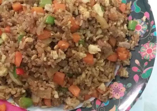  Nasi  Goreng  Kebuli ala  timur  tengah  RESEP  IBU IIS