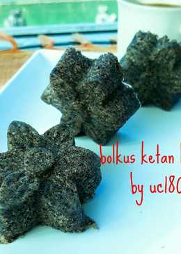 Bolu kukus mini ketan hitam