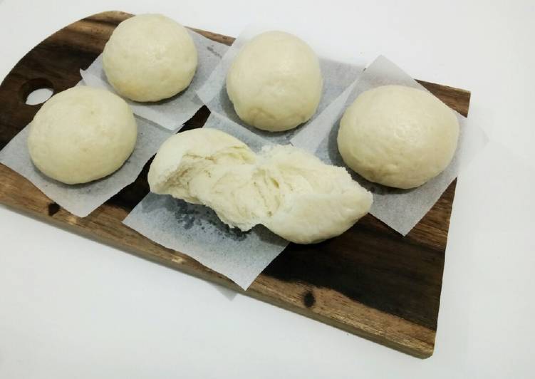 gambar untuk resep Bakpao tanpa isi / basic steamed buns