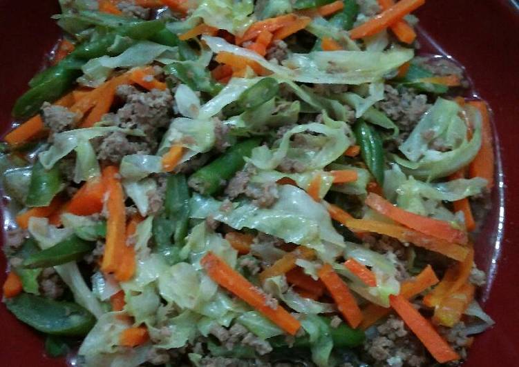 resep makanan Orak arik daging giling