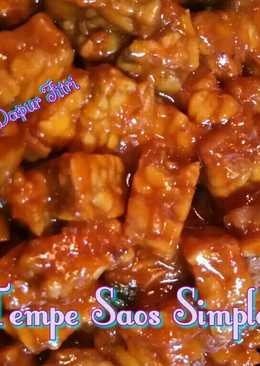 Tempe Goreng Saos Simple Dapur Fitri
