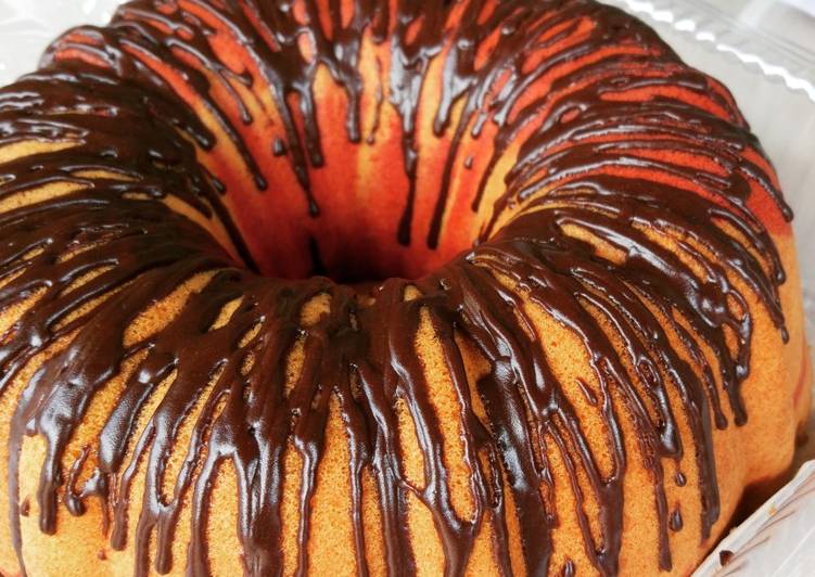 resep lengkap untuk Marmer cake