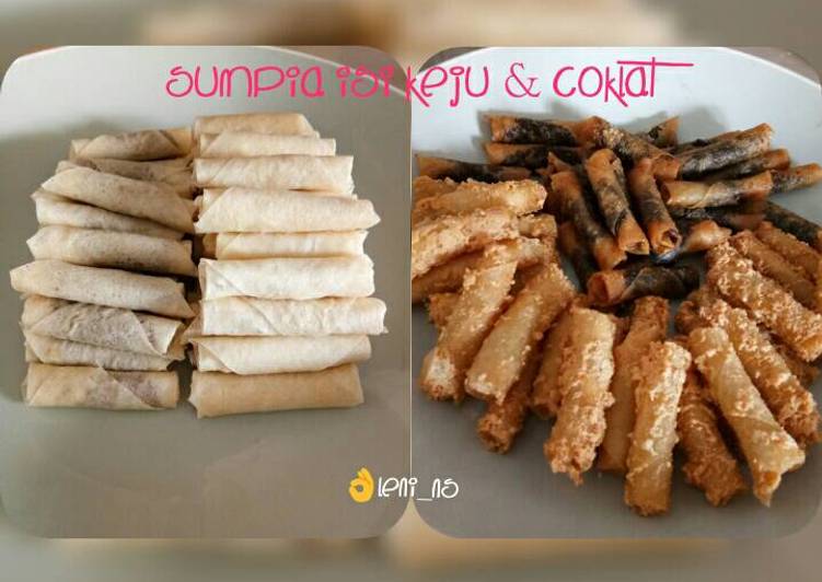 Resep Sumpia isi keju & coklat - Leni Novia Sanusi