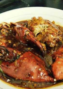 Kepiting Lada Hitam Pedas