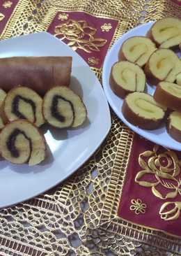 Bolu Gulung Vanilla no sp n bp (Vanila Swiss Roll)