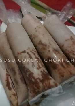 Es susu coklat choki-choki