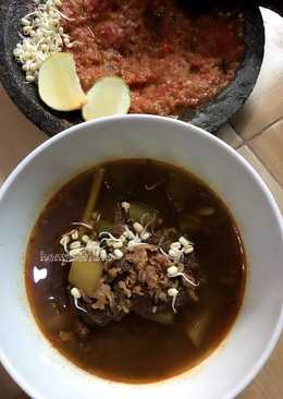 Rawon blonjeng sapi