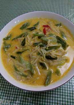 Gambas plus tauge masak santan