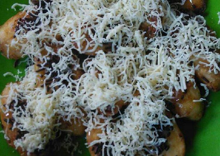 resep Pisang goreng cokelat keju