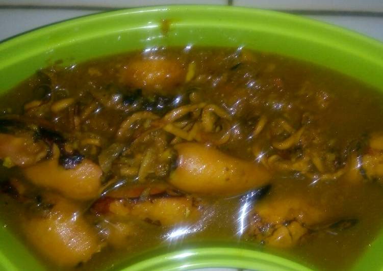 resep lengkap untuk Semur Cumi (children friendly)