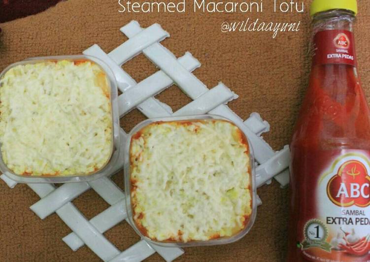 resep masakan Steamed Macaroni Tofu