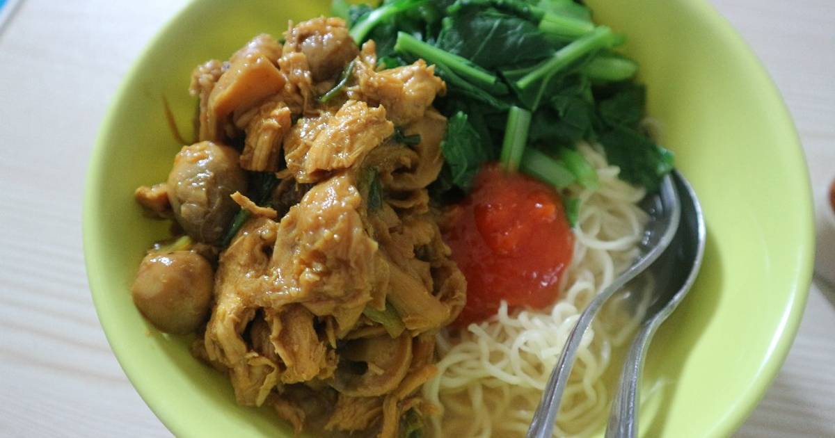  Resep  Mie Ayam  Jamur Istimewa oleh Yulaika Widhiastuti 