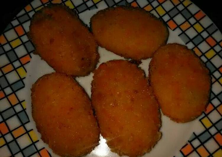 resep masakan Kroket kentang isi ayam keju