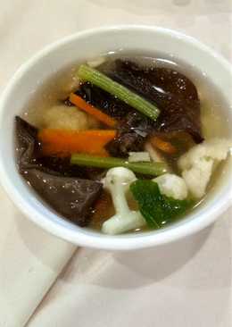 Clear vegetable soup #bikinramadhanberkesan