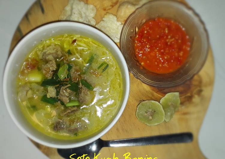 resep lengkap untuk Soto Daging Kuah Bening ??