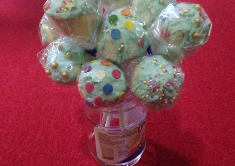 cara membuat Candy cake pop