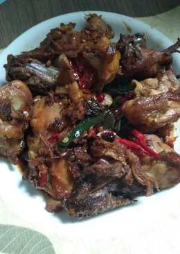 Ayam kecap cabai hijau