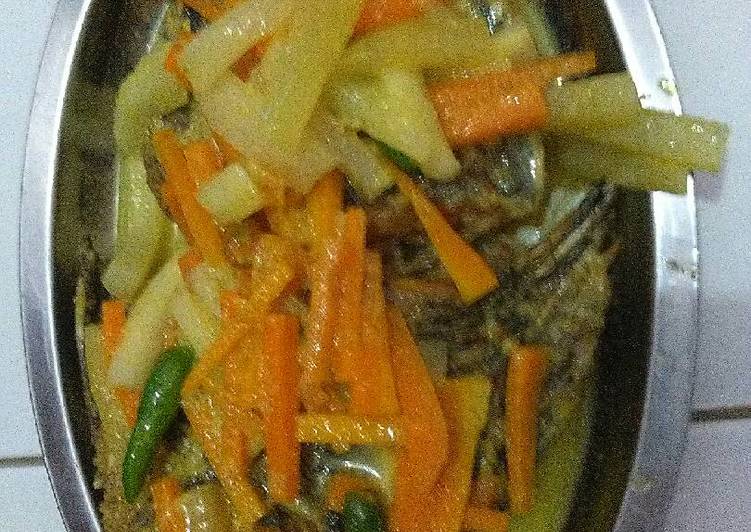 resep lengkap untuk Acar kuning ikan nila#kitaberbagi