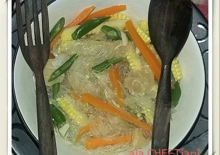 gambar untuk resep makanan Tumis Sohun Sayur
