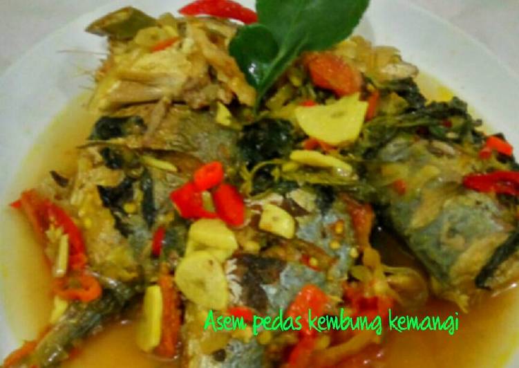 resep makanan Asem pedas kembung kemangi alamanda