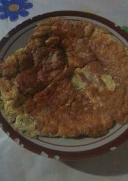Dadar telur lada putih
