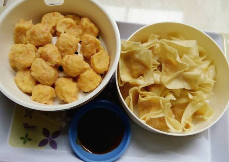 resep Bakso dan Siomay Udang Wortel