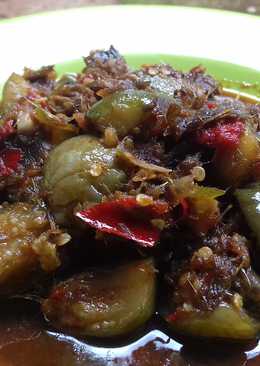 Sambalado TERIKANPAT(Terong Ikan Asin Sepat)