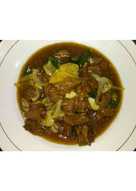 Tumis daging sapi cabe hijau