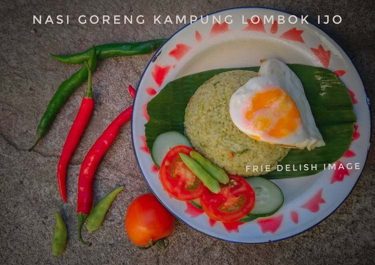 bahan dan cara membuat Nasi Goreng Kampung Lombok Ijo