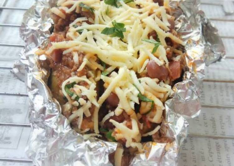 resep makanan Chili Beans Baked Potato