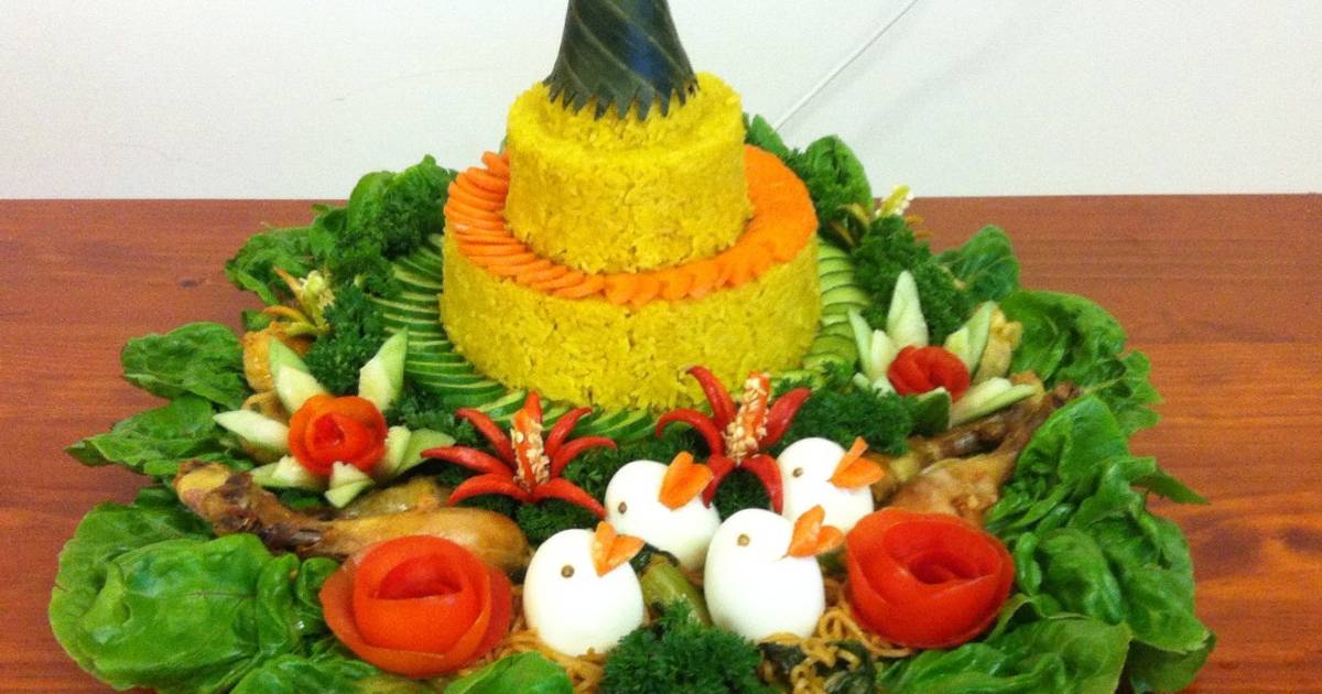 Resep Nasi Tumpeng Ulang Tahun oleh Fitri Sasmaya - Cookpad
