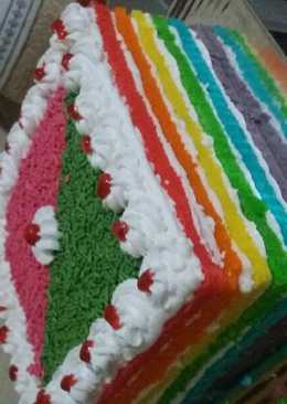 Rainbow cake andalan