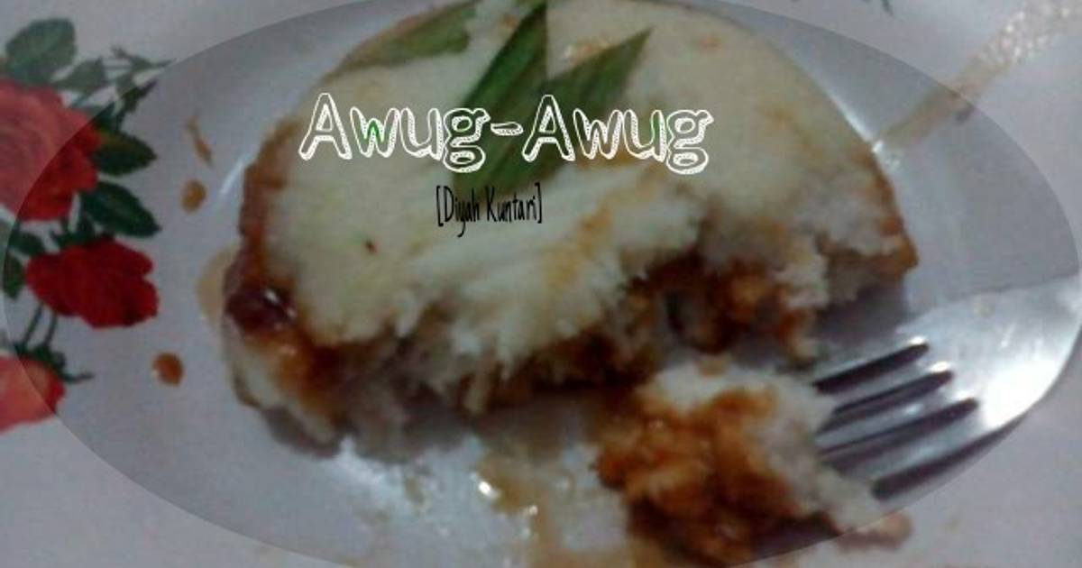 Resep Awug-awug Tepung Ketan