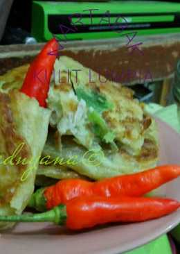 Martabak Telur Simple (Kulit Lumpia) kuah Cuko