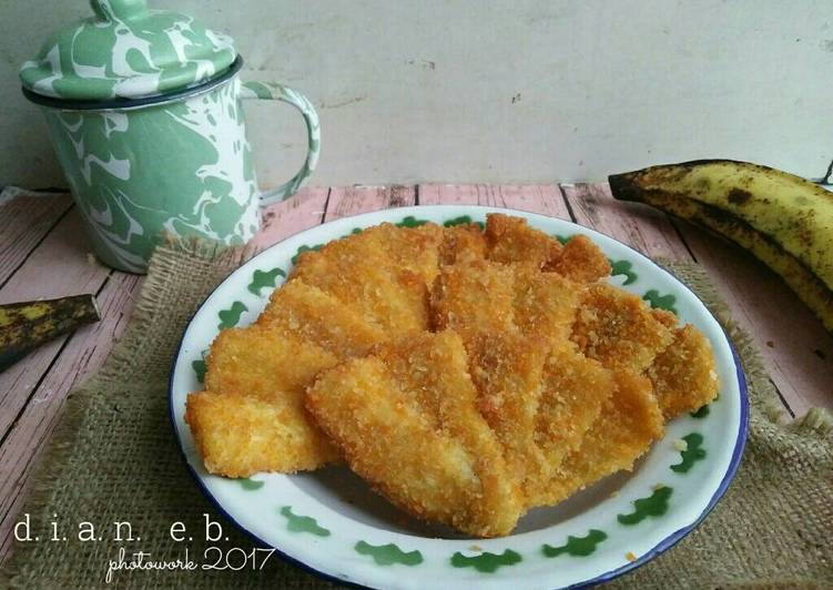 resep makanan Pisang Goreng Pasir Kipas Renyah