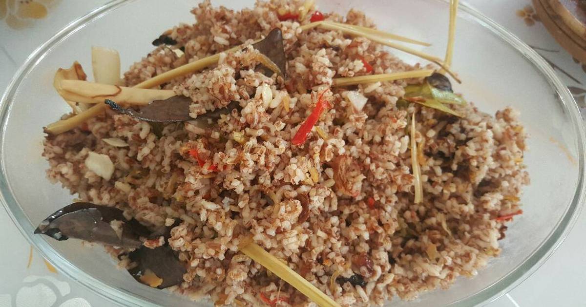 9 resep  nasi liwet beras merah tanpa  santan  masakan magic 