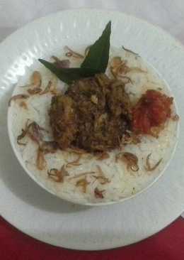 Nasi Gurih ikan keumamah (Aceh)