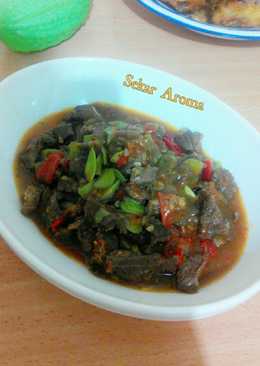Daging mercon extra petai 'sambal terasi'