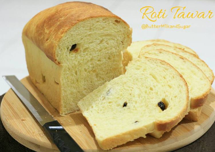 bahan dan cara membuat Milky White Bread a.k.a Roti Tawar ??