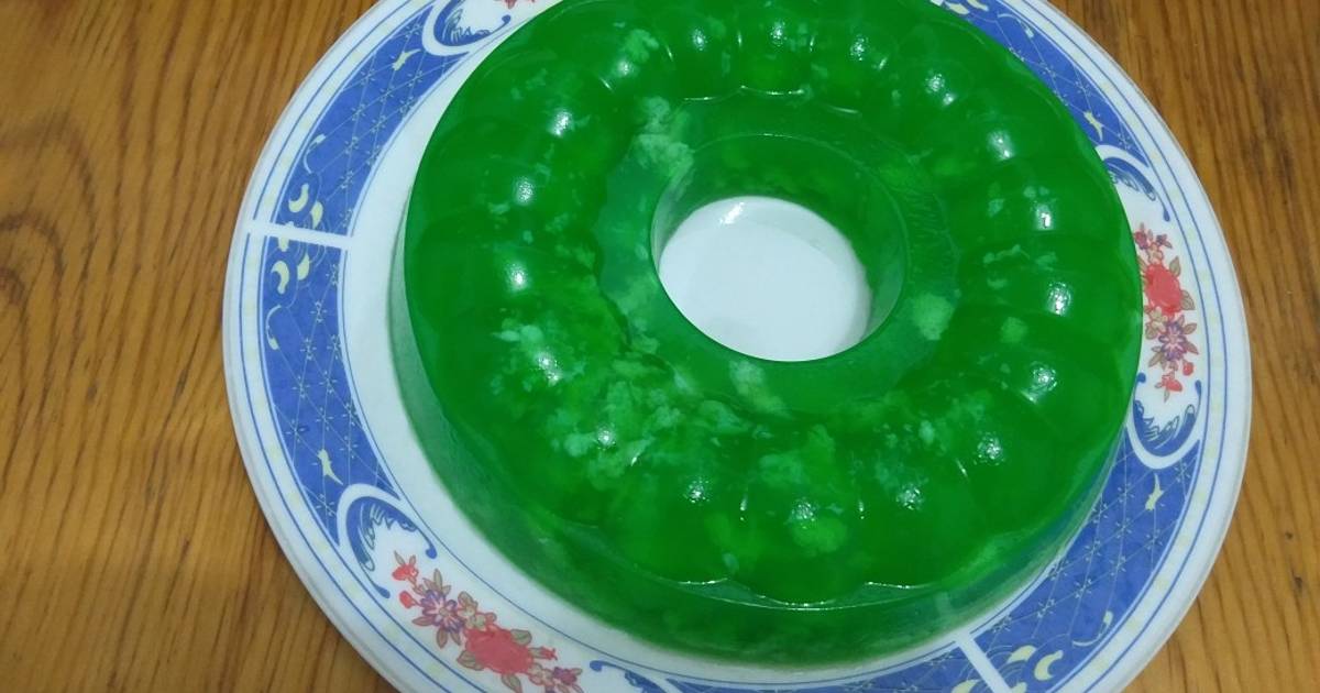 346 resep  puding  lumut  hijau pandan enak dan sederhana  