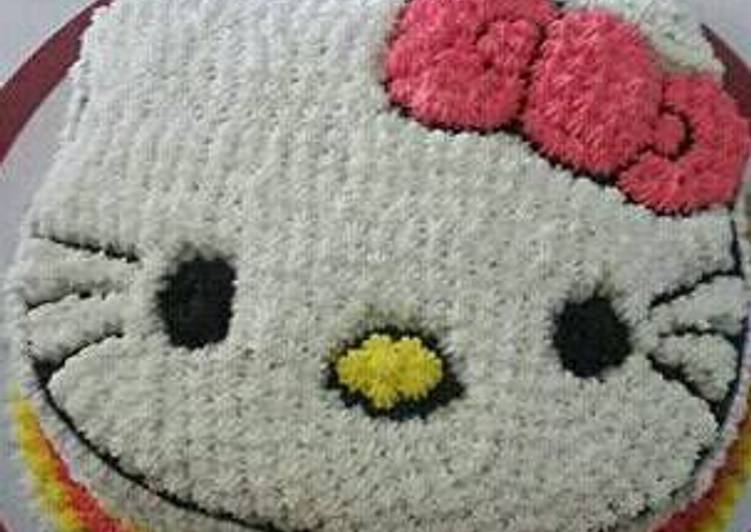 gambar untuk resep Kue Ulang Tahun Hello Kitty