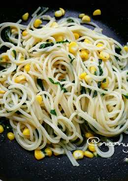 Spaghetti Bayam Jagung