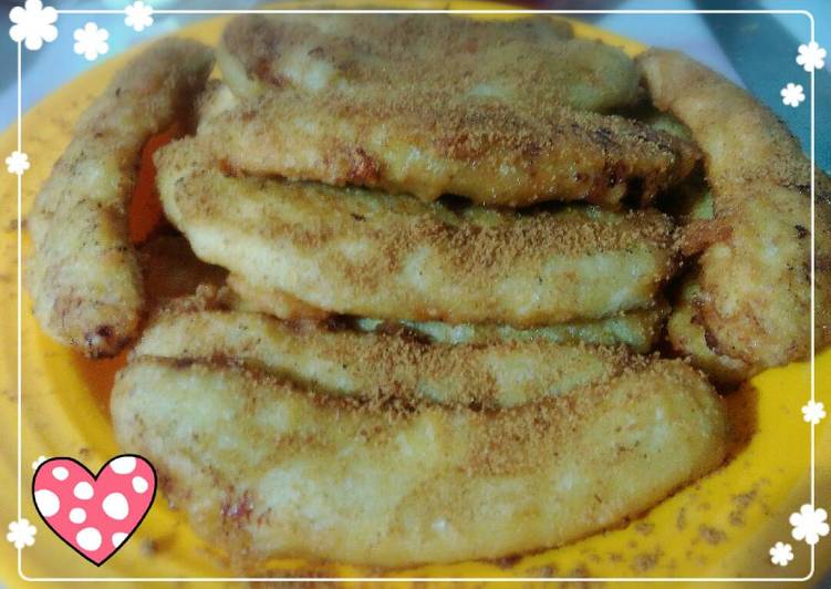 resep makanan ??Pisang Goreng Margarin Tabur Gula Palem??