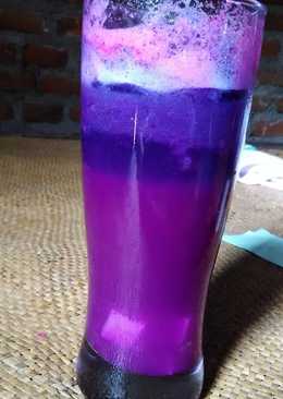 Mocktail purple nata de coco nyummi